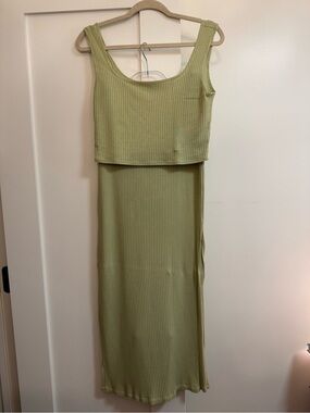 Reformation two-piece cropped tank and skirt